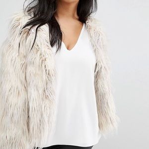 Alice and You Faux Fur Yeti Coat